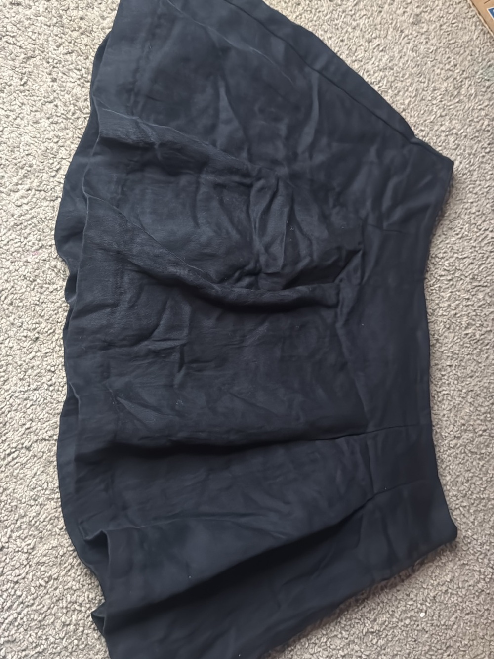 a new day Black Circle Skirt with shorts under neath
